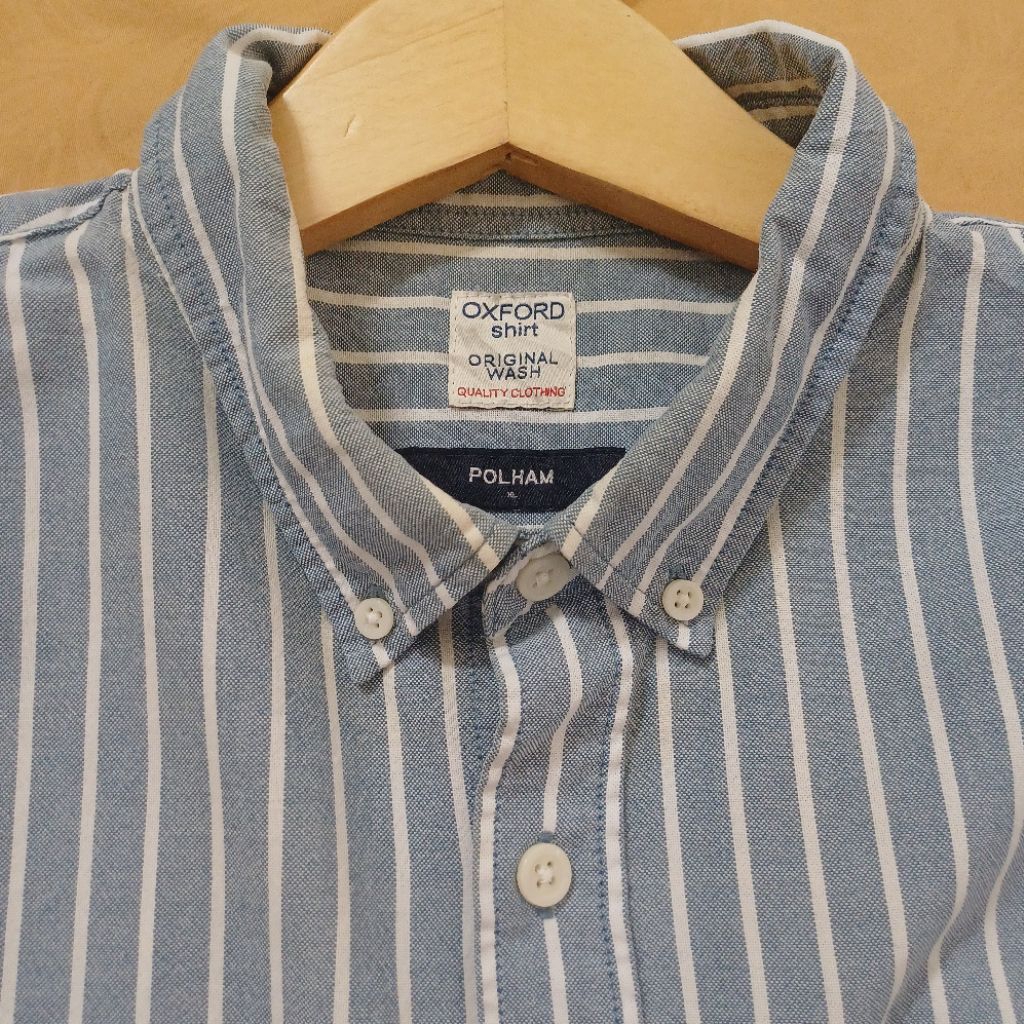 Kemeja Lengan Panjang Pria "POLHAM" Preloved