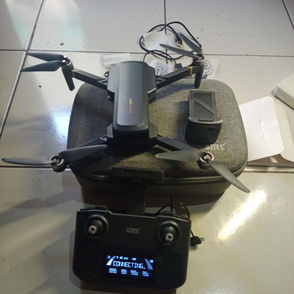 Bisa C.O.D Drone sjrc f5s pro+ bekas normal siap pakek durasi terbang 20menitn