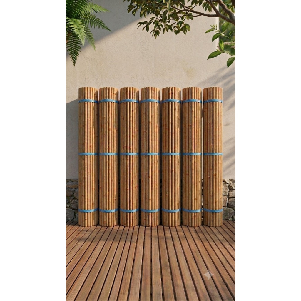 Batang Bambu cendani asli/Bambu Partisi Bambu kuning Cendani/Bambu Hiasan Dekorasi Rumah