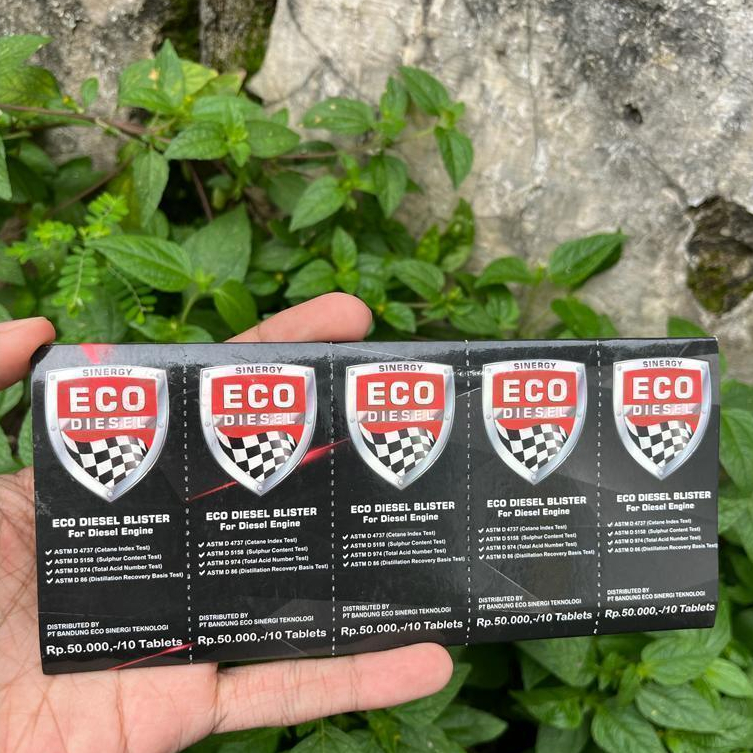 Eco Diesel 1 Blister Isi 50 Penghemat Bahan Bakar Diesel - Eco Racing
