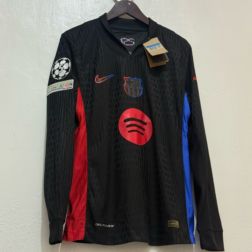 JERSEY BARCA AWAY PLAYER ISSUE 2024/2025 LONGSLEEVE UCL VERSION - LAMINE