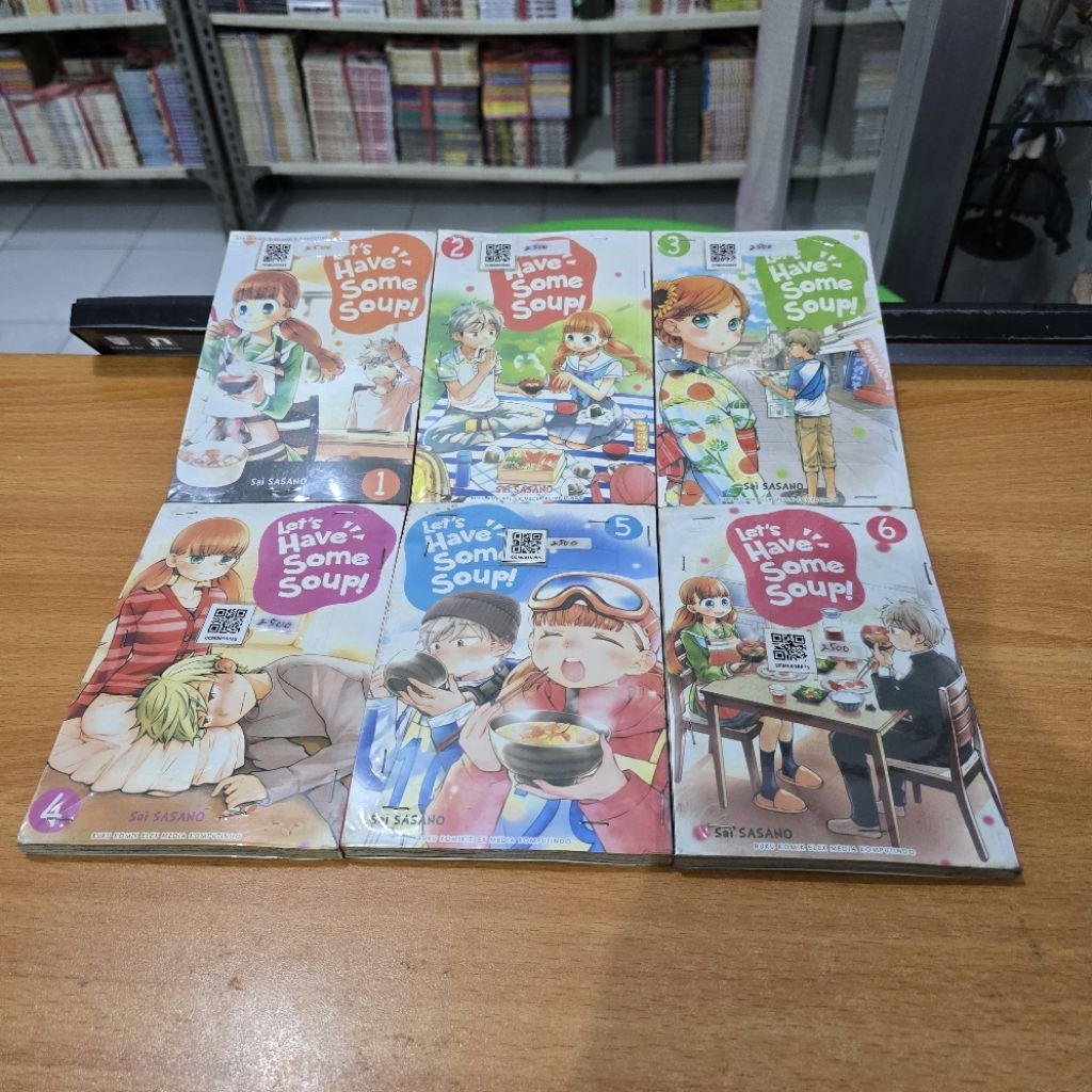 Bundle Komik Let's Have Some Soup Volume 1-6 Preloved