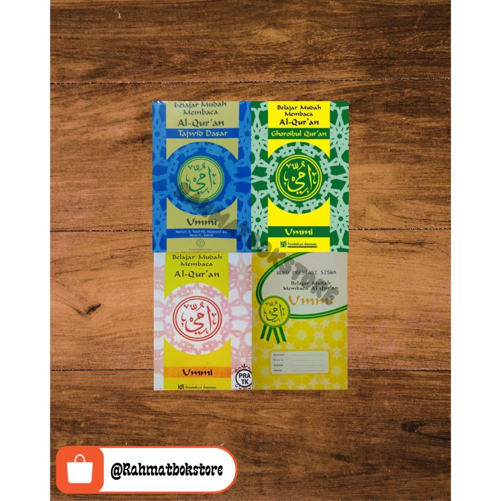 Paket hemat Ummi Prestasi , Ummi Pra Tk , Ummi Ghoroibul Quran , Ummi Tajwid Dasar