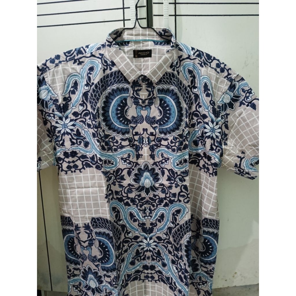kemeja batik MOC second original size XXL