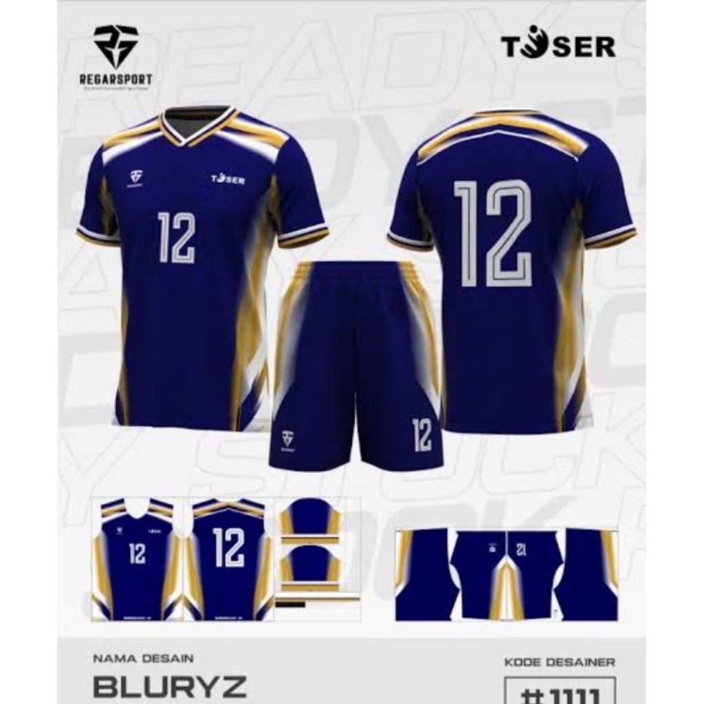 Baju Voli Printing, Custom Desain Suka Suka,Bahan Super Premium