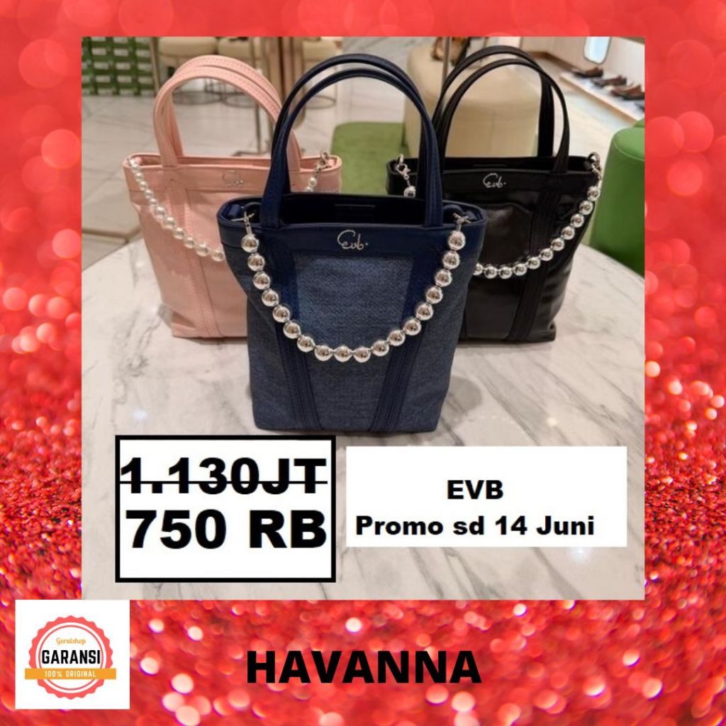 EVB tas wanita HAVANNA Bucket Bag ORIGINAL