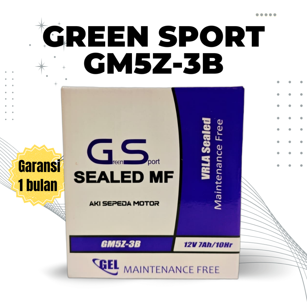 Aki Motor Megapro Primus, Supra Fit New / Lama GS GM5Z-3B MF Aki Kering