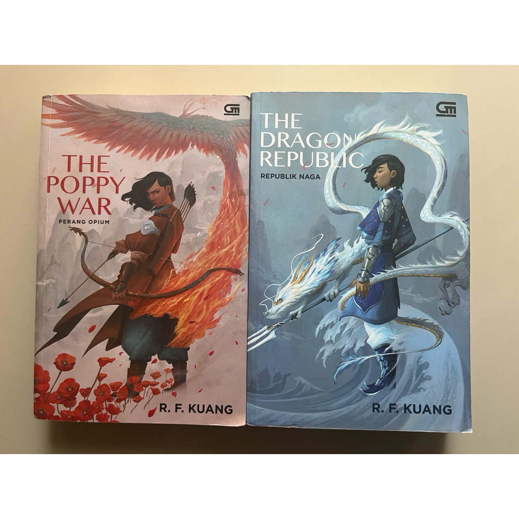 [PRELOVED] Novel The Poppy War & The Dragon Republic R. F. Kuang Bahasa Indonesia