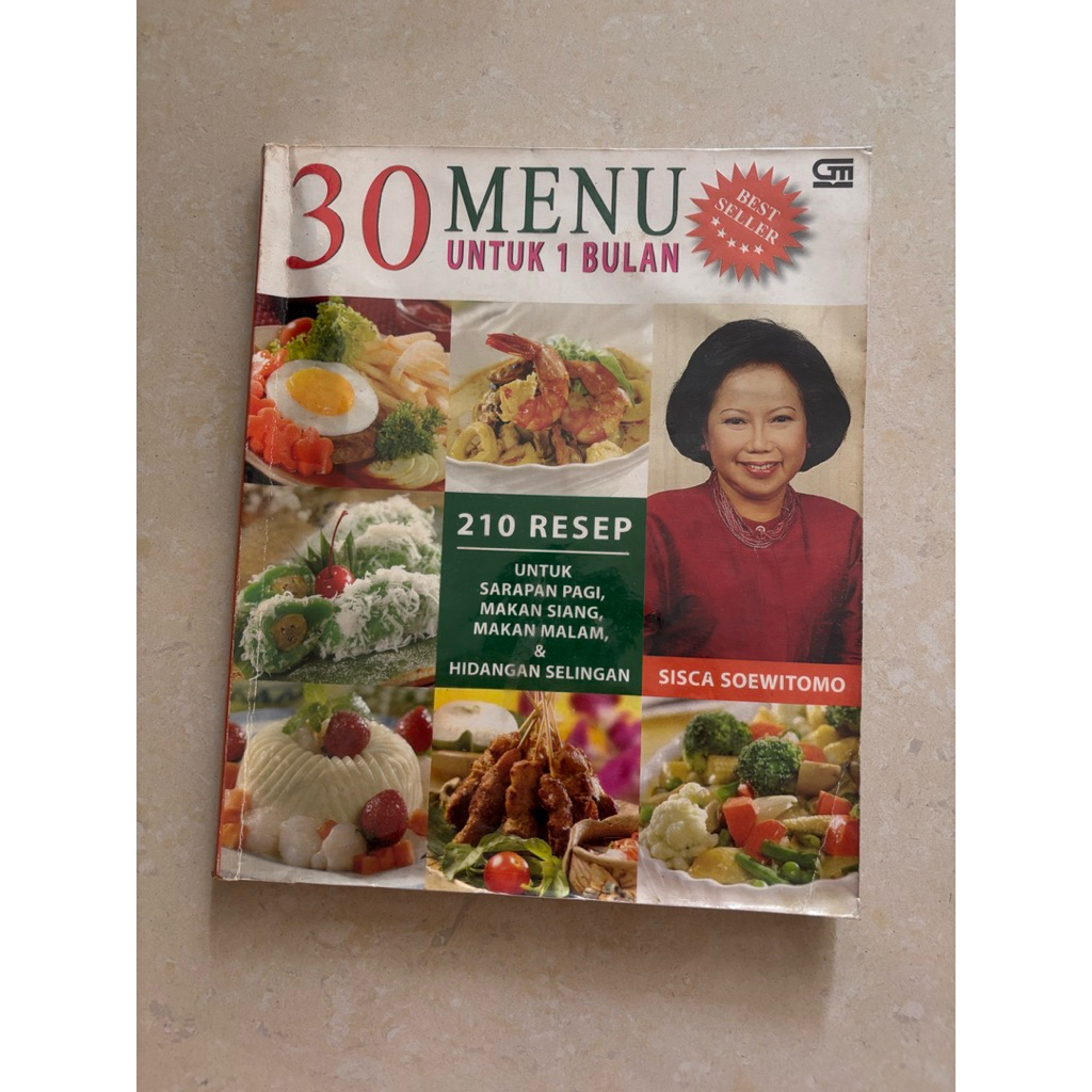 Buku Resep 30 Menu Untuk 1 Bulan - Sisca Soewitomo
