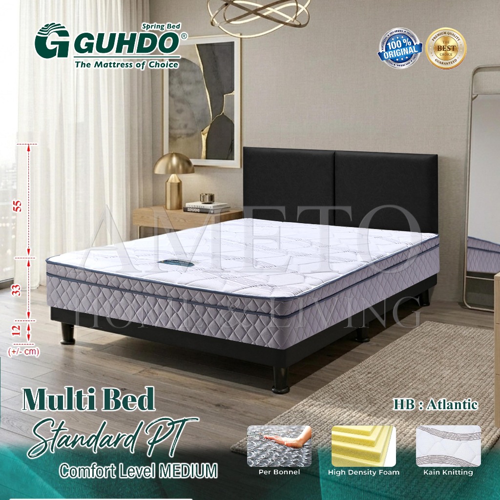 Guhdo Spring bed Multi bed Standard Plush Top Spinal Spring, HB Atlantic, Prospine 090 100 120 140 1