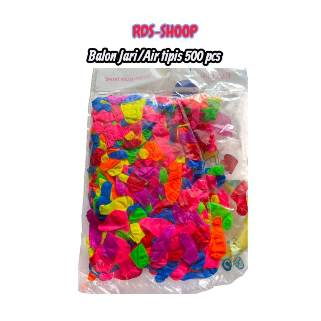 Balon Air / Balon jari tipis / Balon perang isi 500 Pcs
