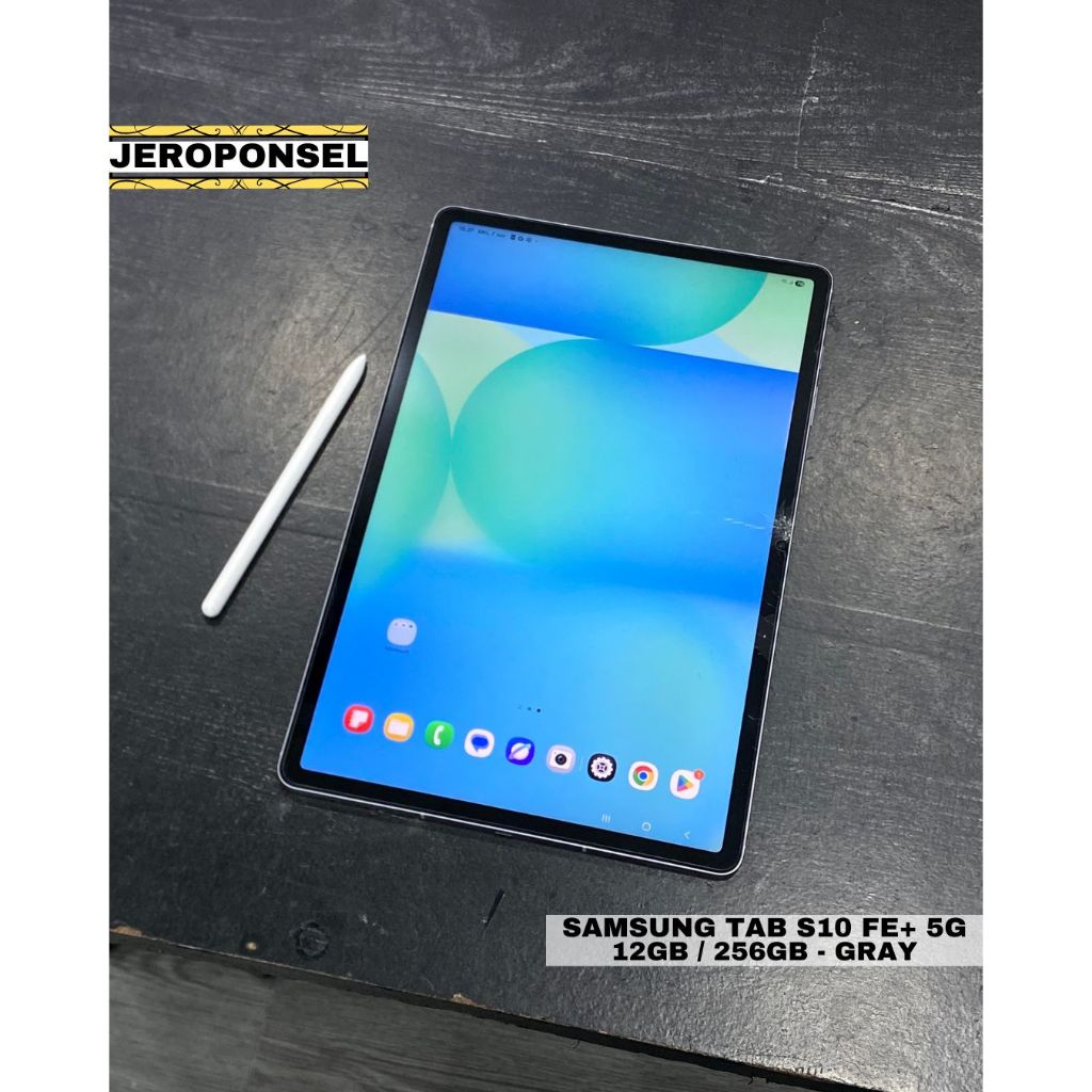 SAMSUNG GALAXY TAB S10 FE PLUS 12/256GB GRAY 5G EX SEIN ORIGINAN ADA MINUS
