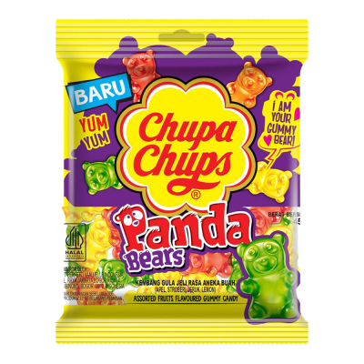 Chupa Chups Panda Bears / Cool Cola Permen Jeli 45 g