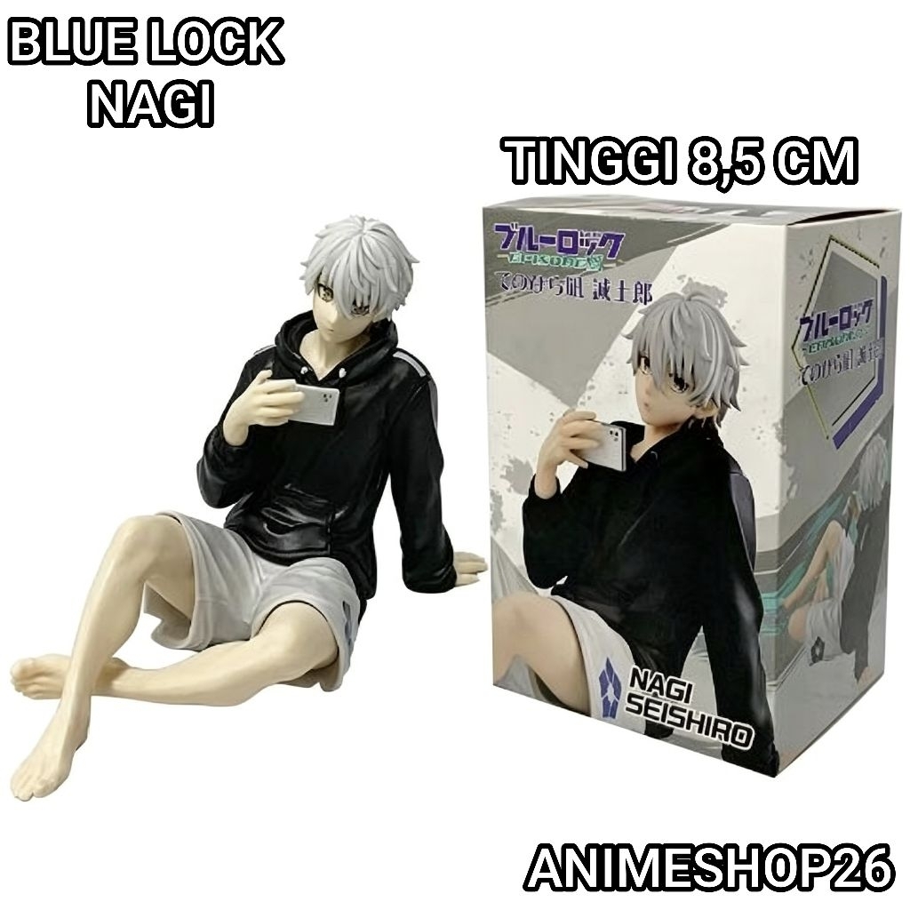 Pajangan action figure anime blue lock nagi