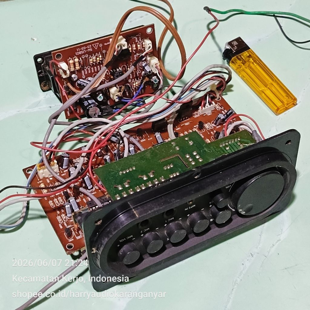 Tone Control + Pre-Amp Mic Echo – Ori Lepasan SHARP Belum Ditest