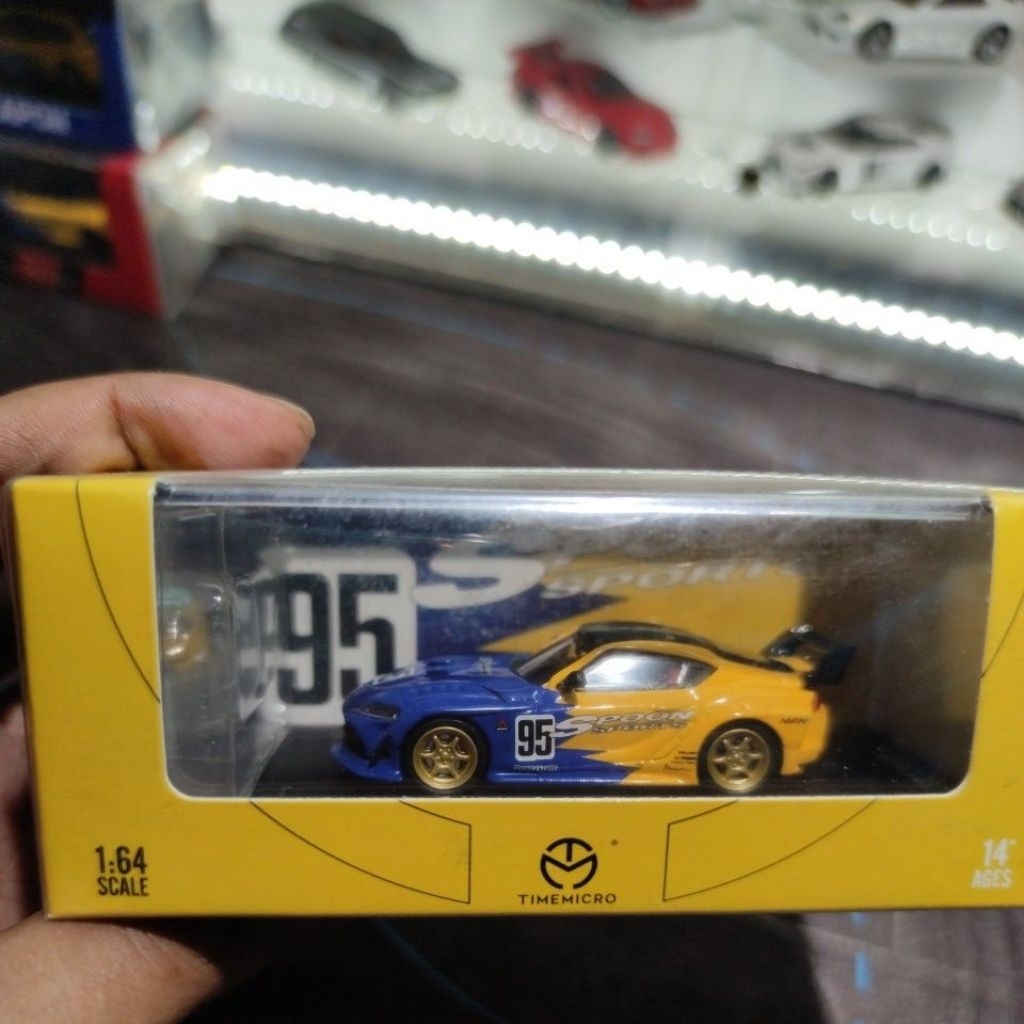 time micro Supra mk5 spoon with partg figure
