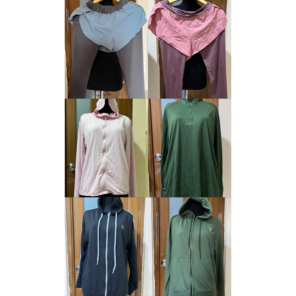 Preloved Hijab Jiniso Hitjab HIA Fitwear TD Active Orange Corenation Baju Olahraga Lari Renang Hijab