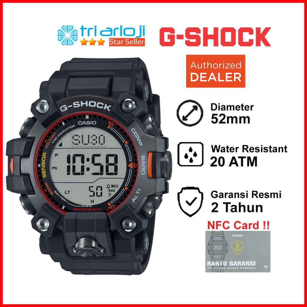 Casio G-Shock GW-9500MEC-1DR Jam Tangan Pria Digital Tahan Air 200 Meter