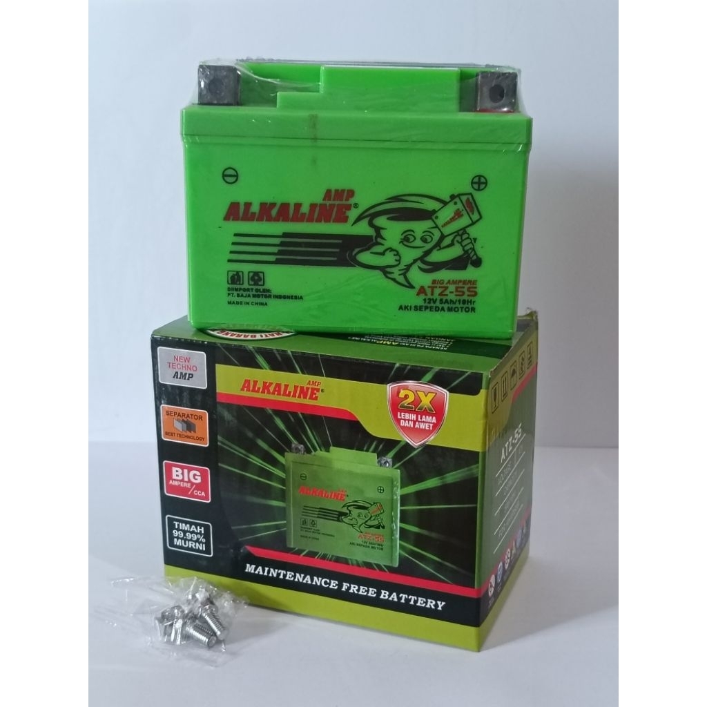 AKI GTZ 5S (AKI MERK ALKALINE) AKI MOTOR FULL KERING ORIGINAL