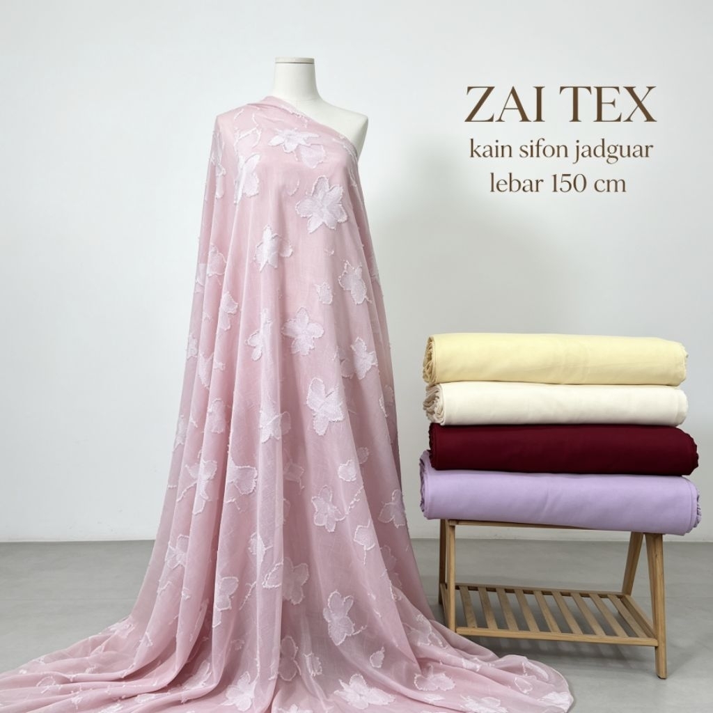 kain - kain sifon jaguar - kain sifon uragiri - kain chiffon - kain chiffon motif
