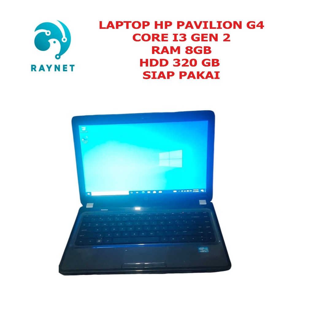 laptop hp pavilion G4 core i3 gen 2 ram 8 hdd 320gb