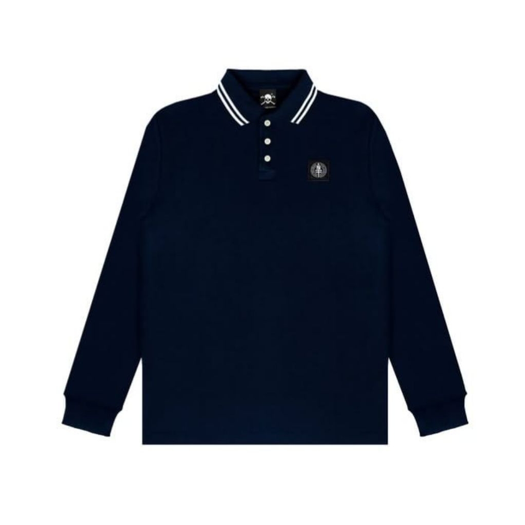POLOSHIRT - FIRST AND FAMOUS NAVY SIZE L