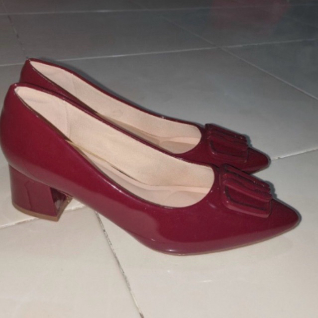 heylocal Tilda heels maroon