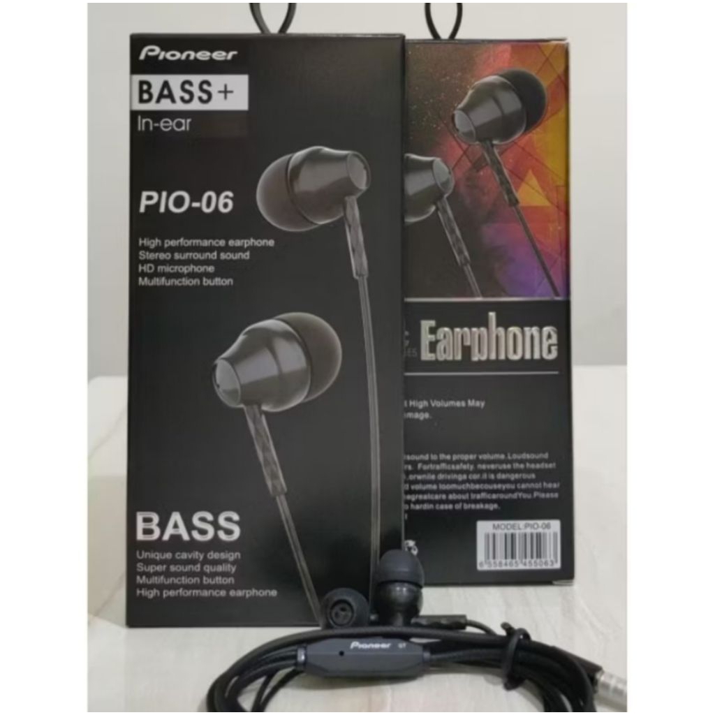 Headset Earphone Headphone Pioneer Pio-06
