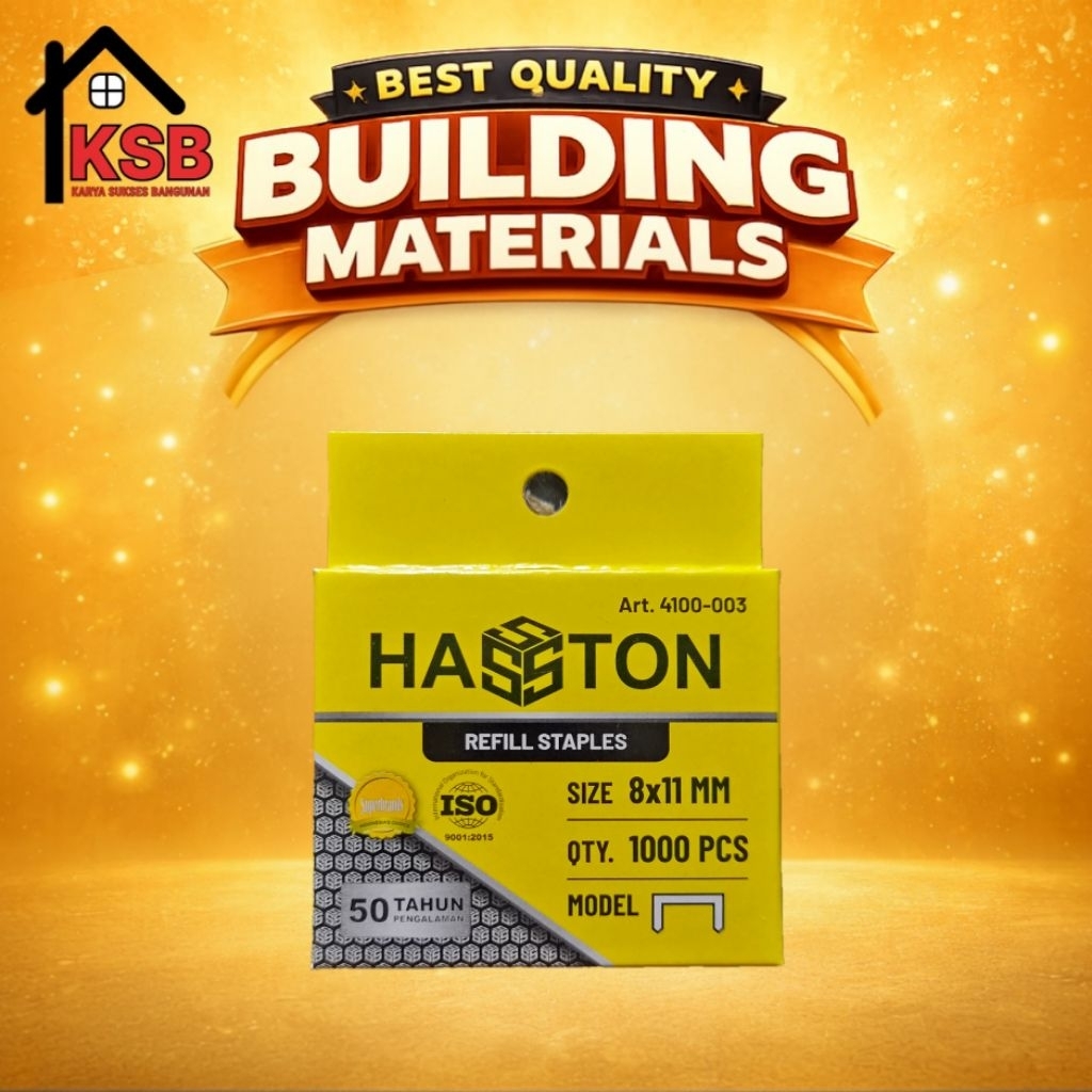 ISIAN HEKTER TEMBAK / REFILL STEPLES HEKTER TEMBAK HASTON 1000PCS