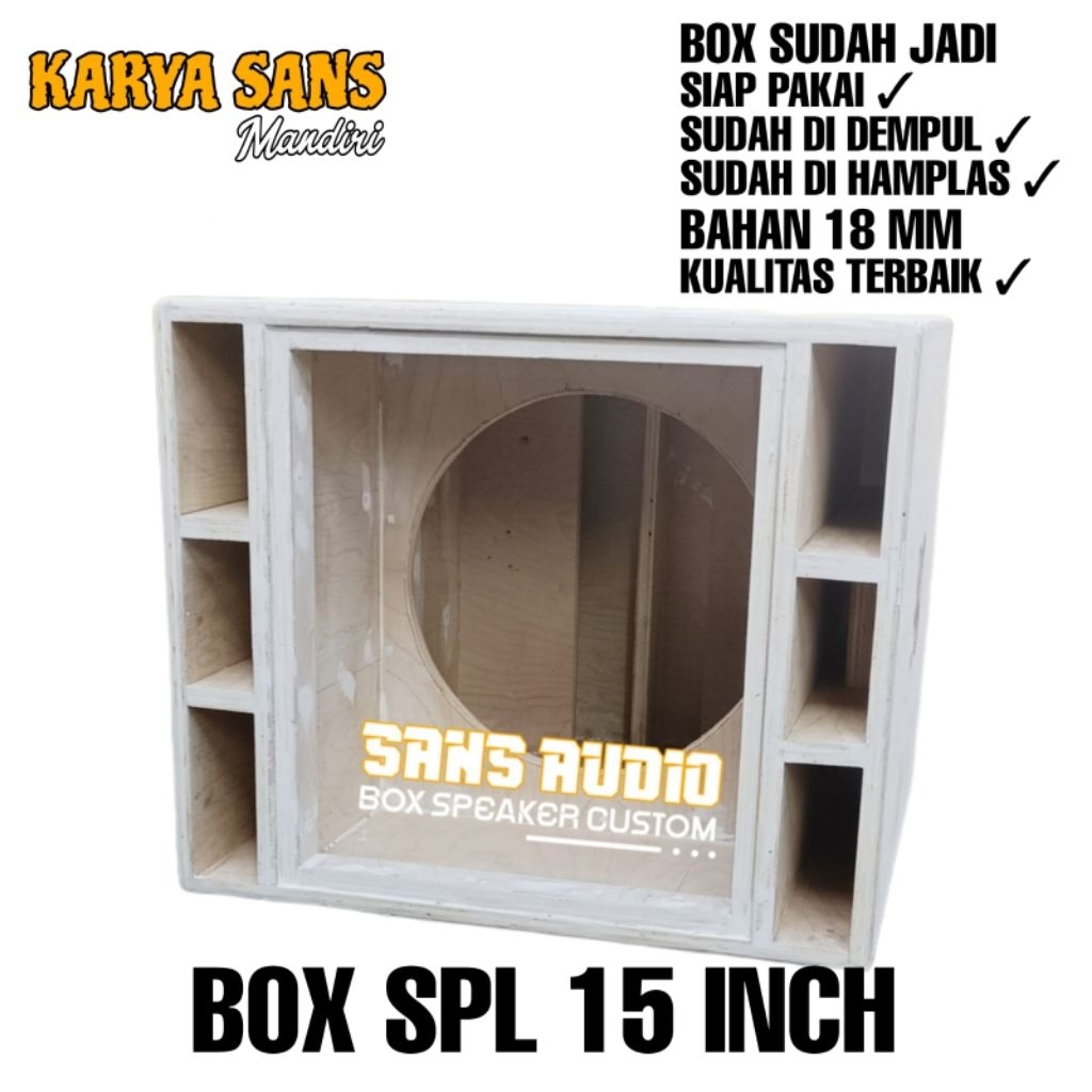 Box speaker spl 15 inch mentahan