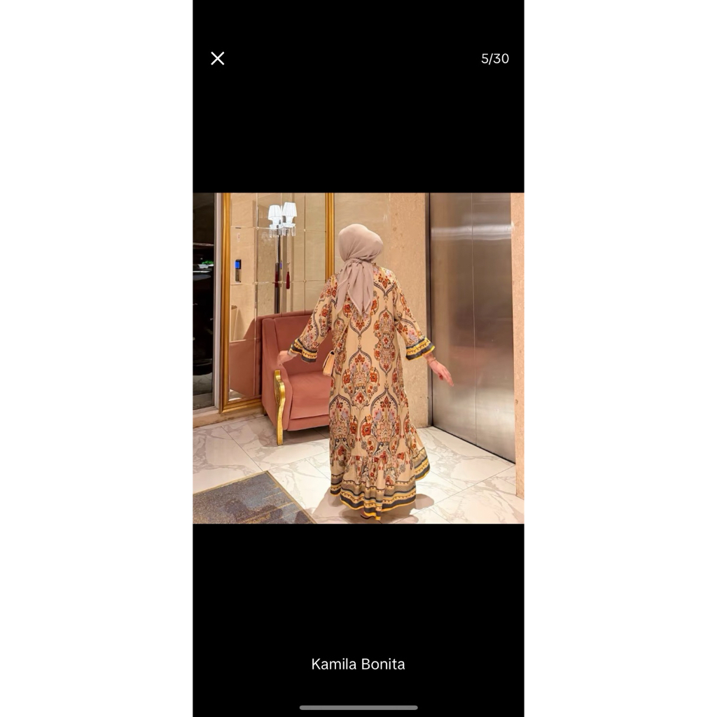 Gamis Rayon Santung Bonita