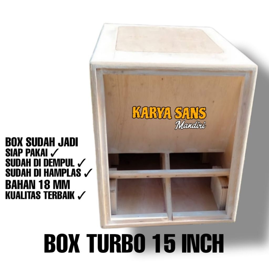 Box speaker turbo 15 inch mentahan