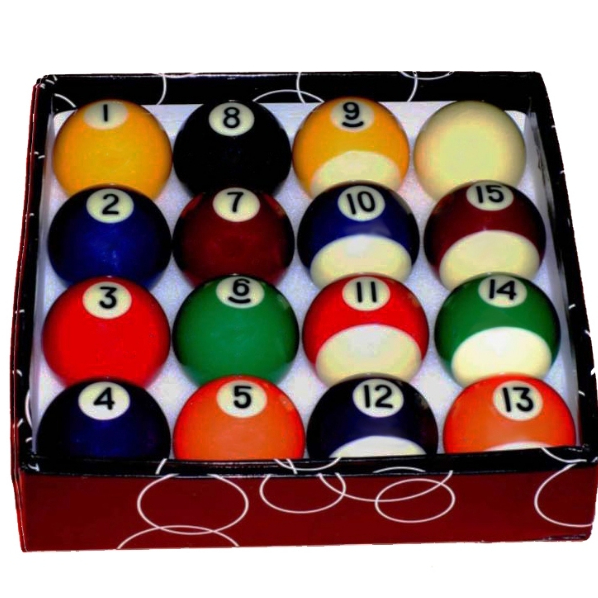 BOLA BILLIARD SET 17/8 KECIL / BOLA BILLIARD KECIL/MEJA 7 FEET