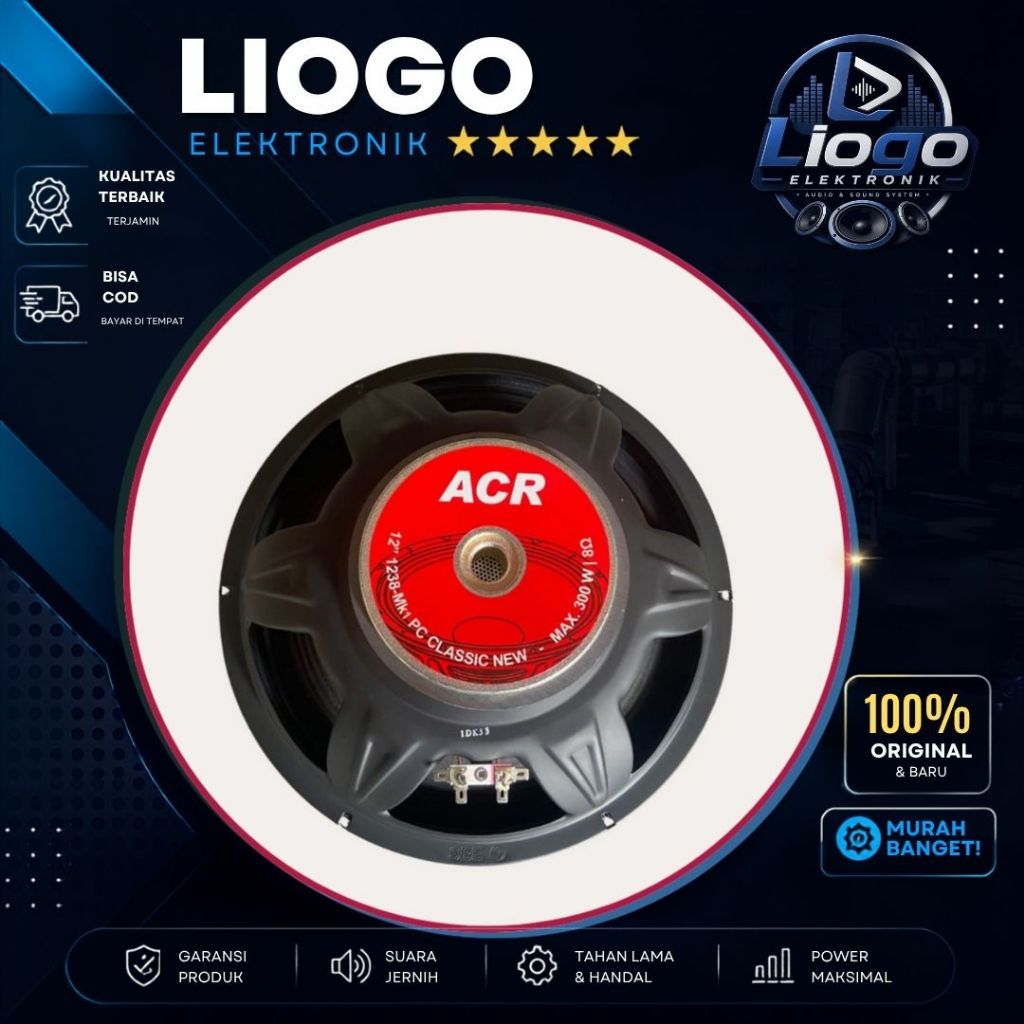 Speaker ACR 12 Inch ACR 1238 Classic ACR Fullrange 12 Inch 1238 Classic
