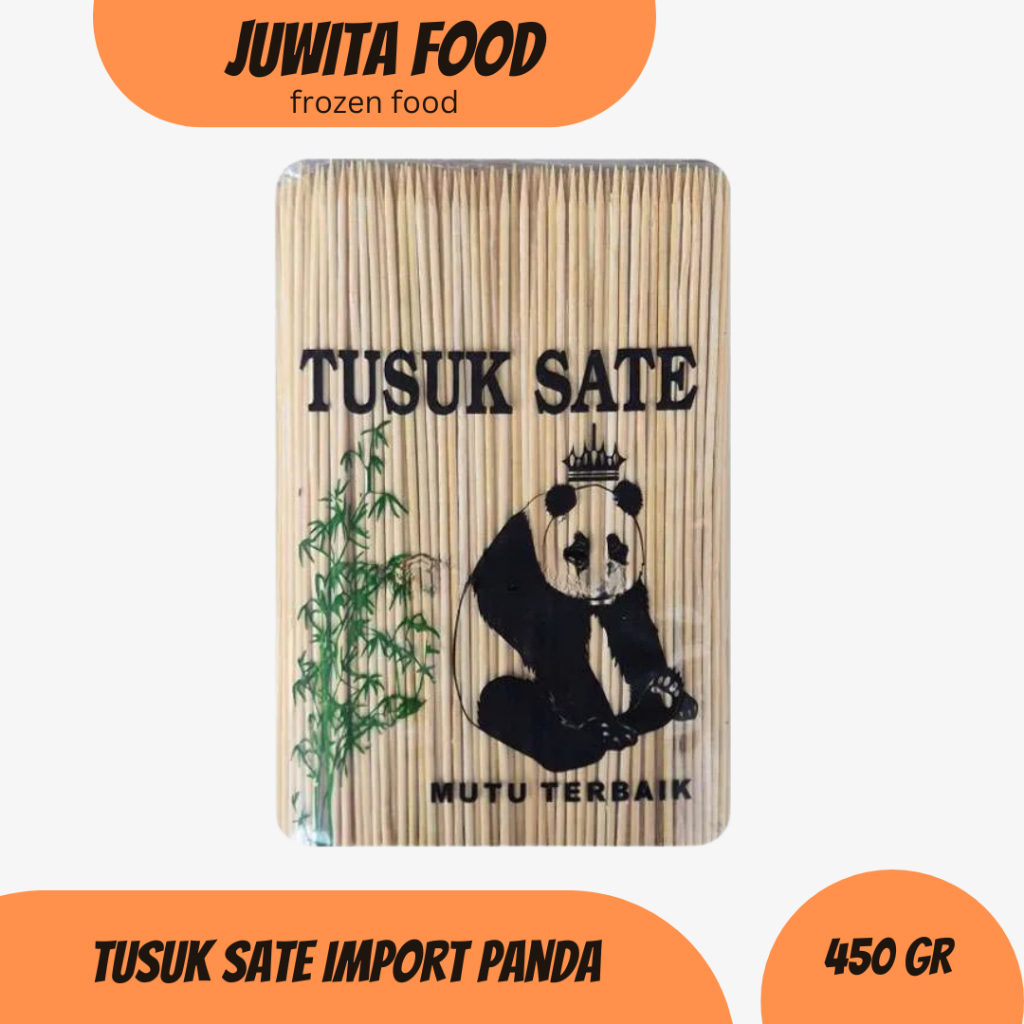 TUSUK SATE BAMBU CAP PANDA  / TUSUK SATE