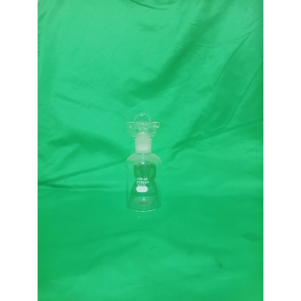 Botol Winkler Pyrex / Botol BOD Pyrex / Bottle Cap Pyrex  ( 100 ml )