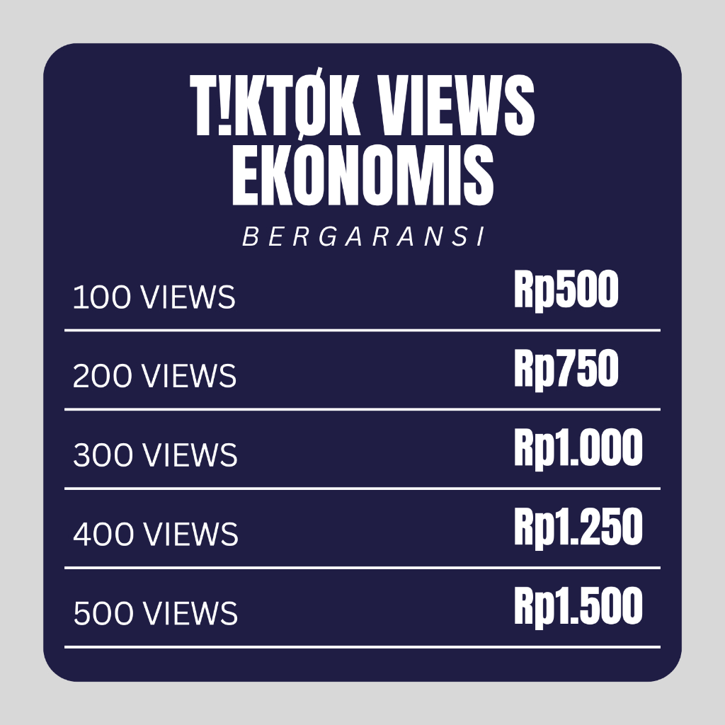 Paket Tiktok Ekonomis Viewer Meningkatkan Popularitas - Bluepanel