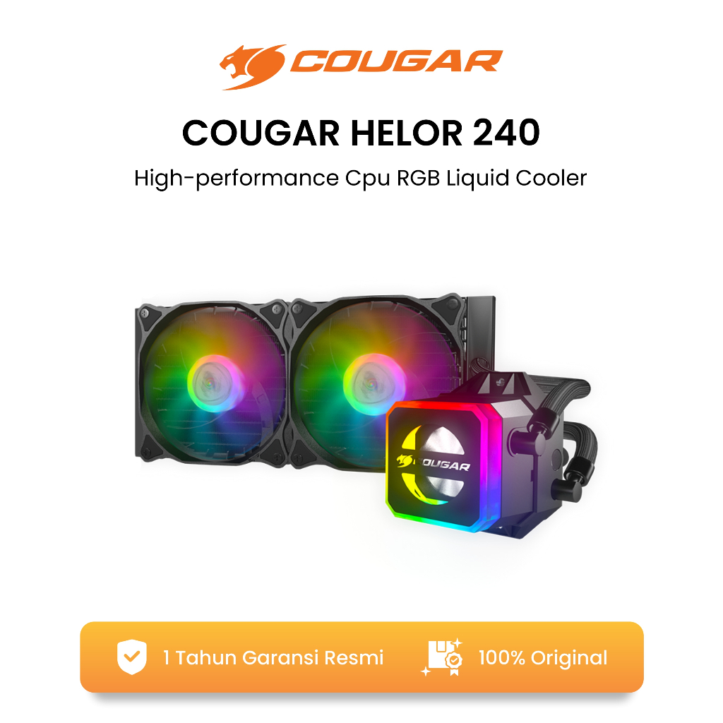 COUGAR FAN WATER COOLING HELOR 240  dan 360