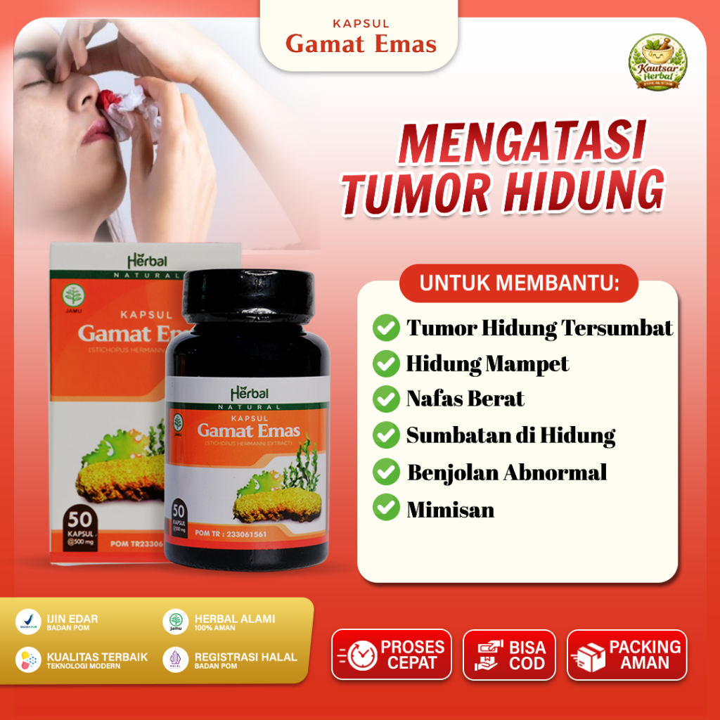 Obat Tumor Hidung Tersumbat Herbal, Hidung Mampet Sebelah, Napas Berat, Terasa Ada Sumbatan di Dalam