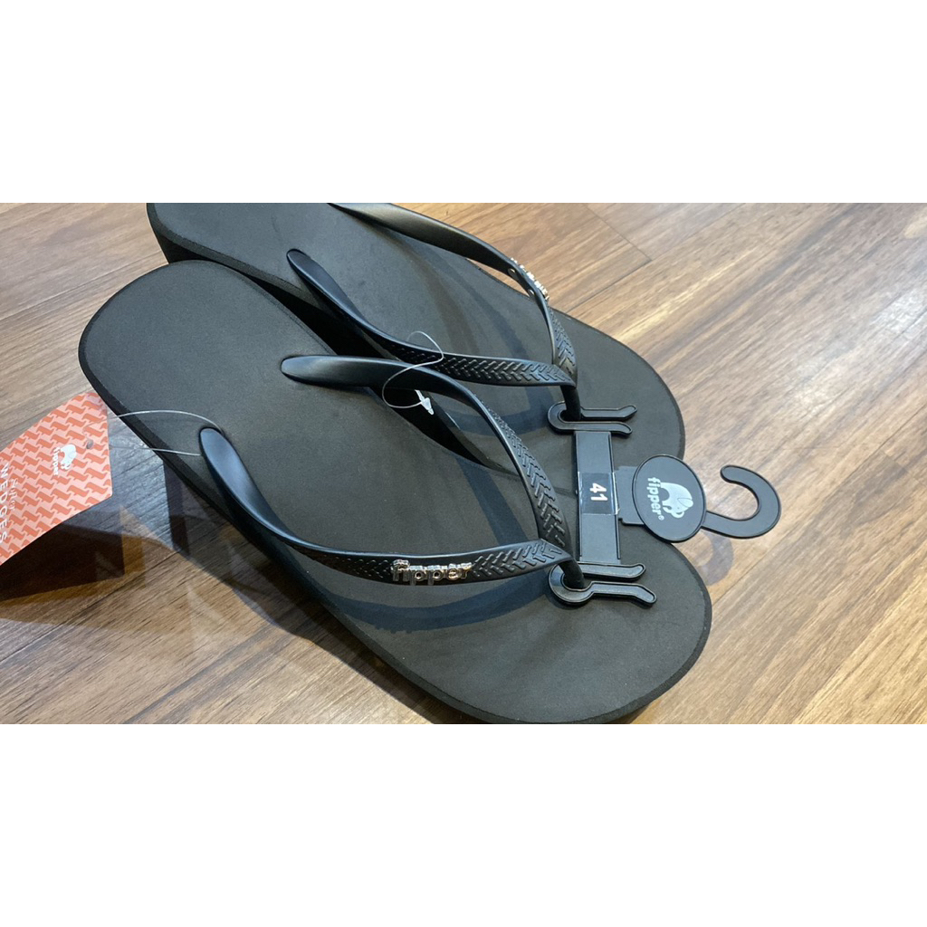 Fipper Wedges black (7cm)
