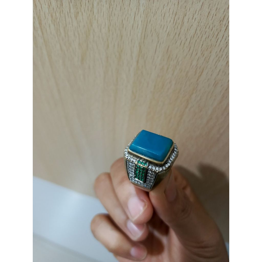 Batu Bacan Duku Majiko warna biru