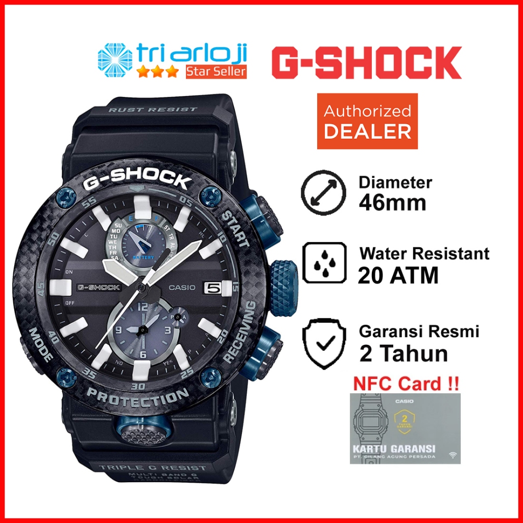 Casio G-SHOCK GWR-B1000-1A1DR Jam Tangan Pria GSHOCK GWRB1000 GRAVITYMASTER GWR-B1000-1A1 GWR B1000 