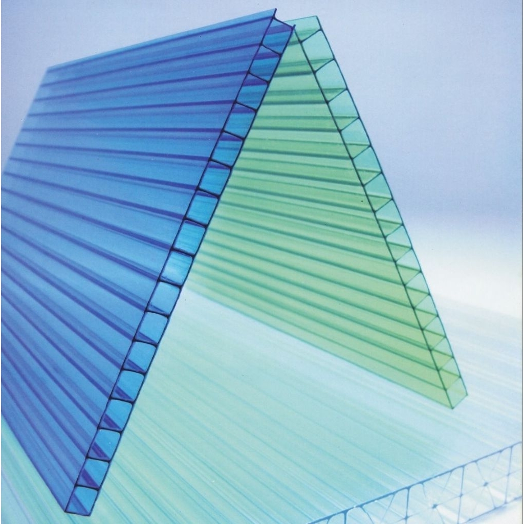 Policarbonate Polycarbonate atap rongga 4mm x 2.1 x 5.9 M atau 2.1 x 11.8 M atau Solarlite 5mm