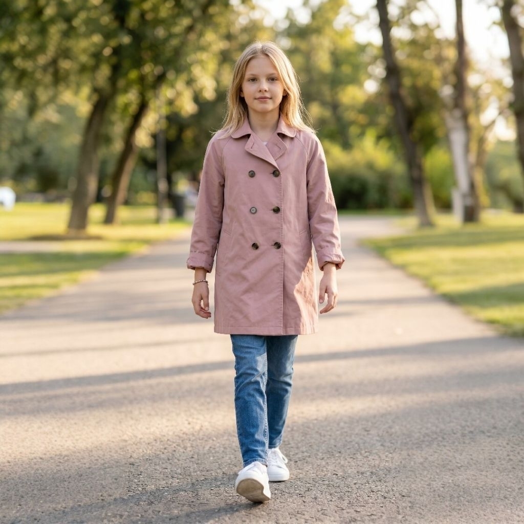 UNIQLO Coat Jacket Mantel Anak Perempuan