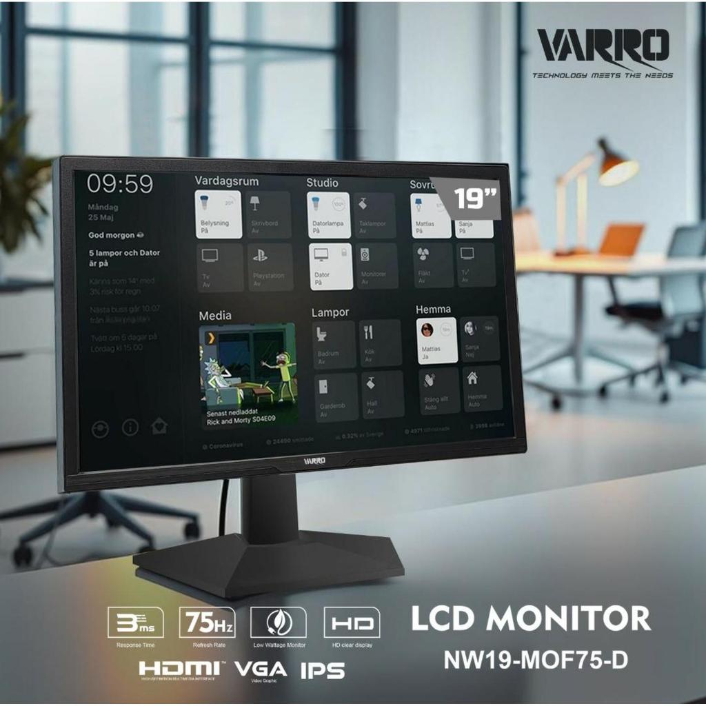 Varro Monitor LED 19inch