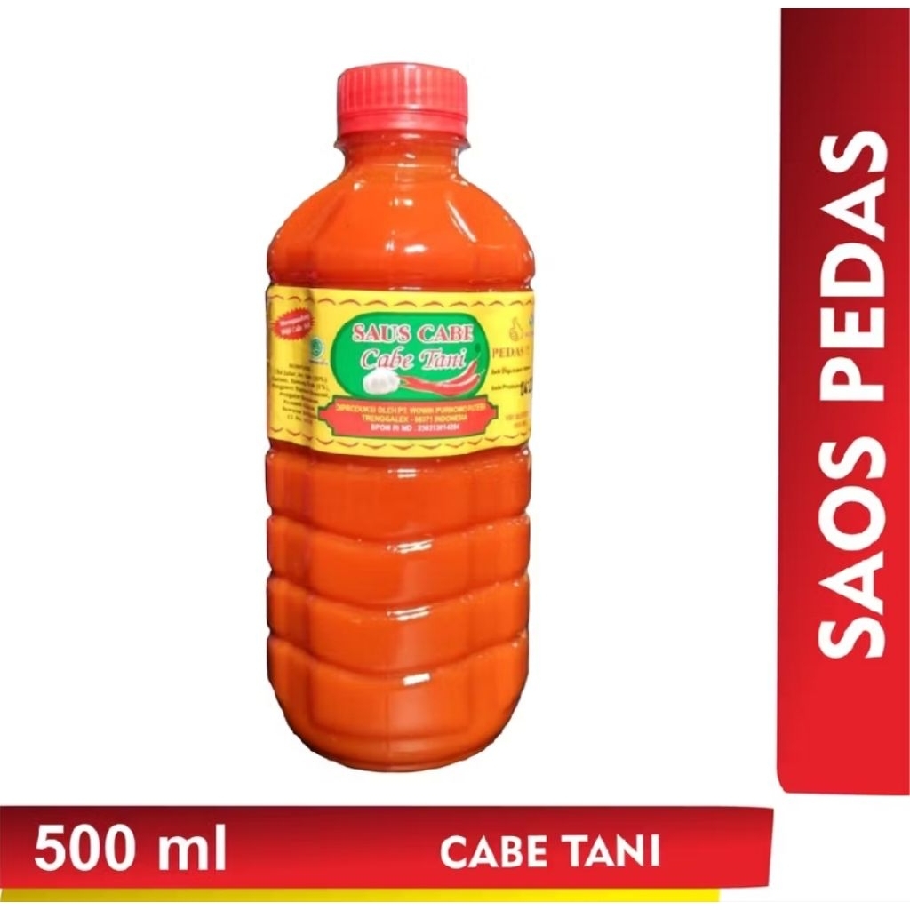 Saus cabe tani 500ml/Saos pedas