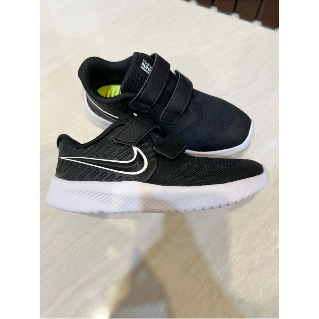 PRELOVED - (ga pernah dipake) NIKE STAR RUNNER 2 TODDLER BLACK size27 sepatu hitam anak sekolah