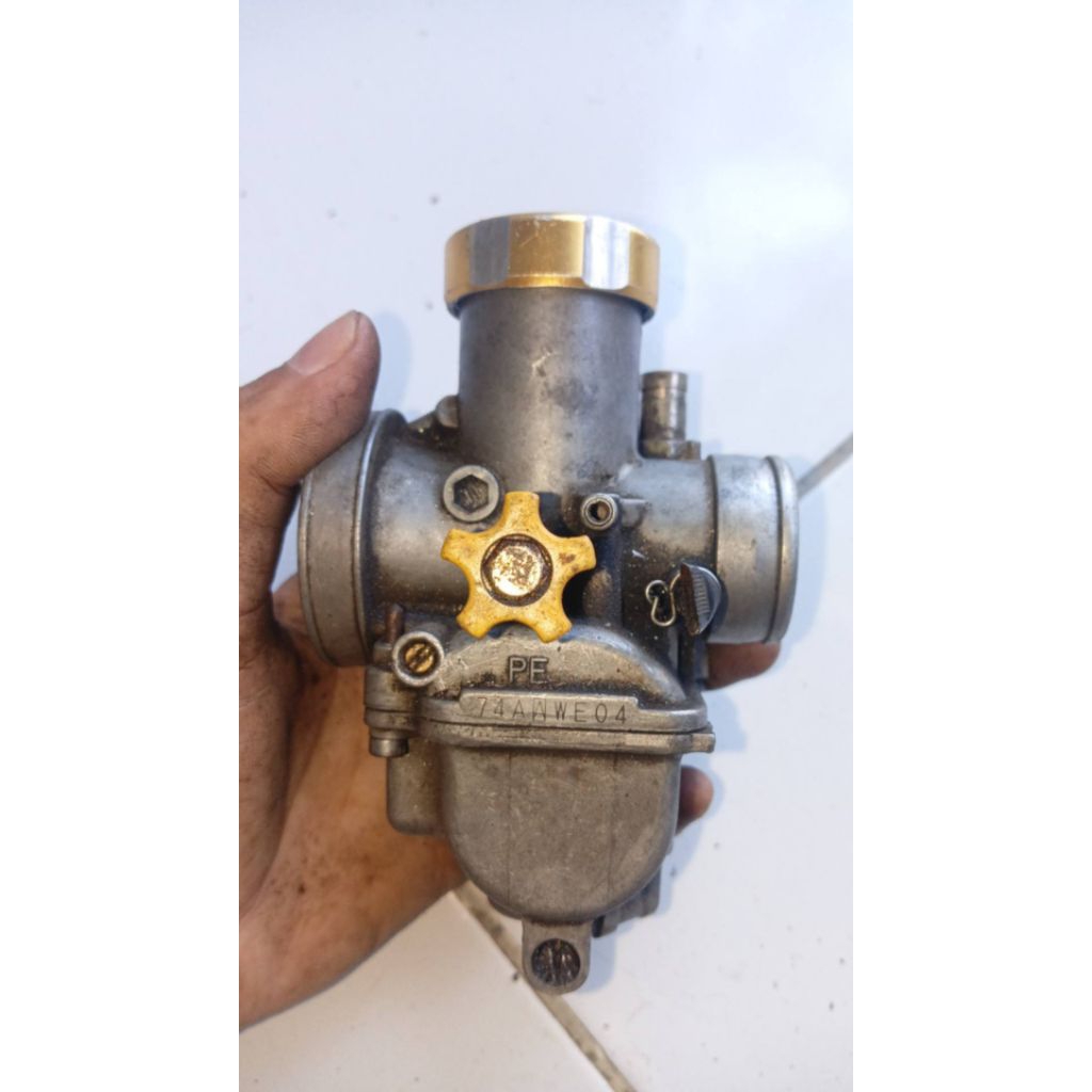 Karbu PE 28 Set Manifold Mio Original Copotan Skep Kuningan
