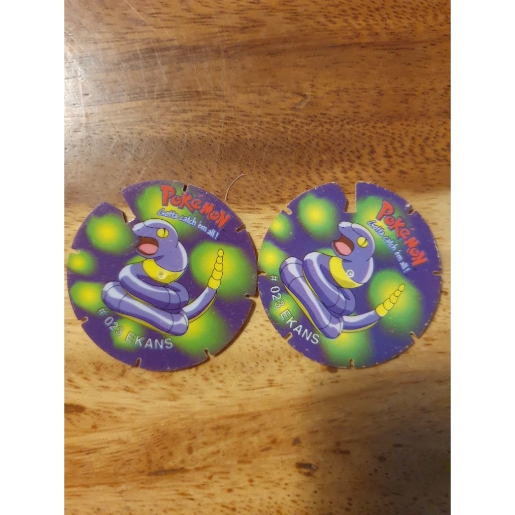 Tazos Spin Pokemon Ekans