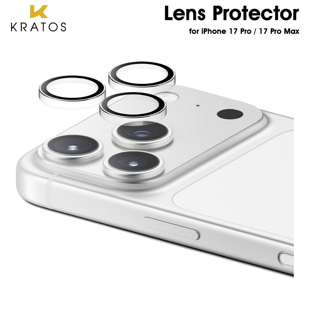 Kratos Premium Lens Protector 9H Anti Fingerprint Crystal Clear for iPhone 17 Pro / 17 Pro Max